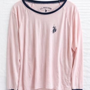 U.S. Polo Assn. Pink Long Sleeve Shirt